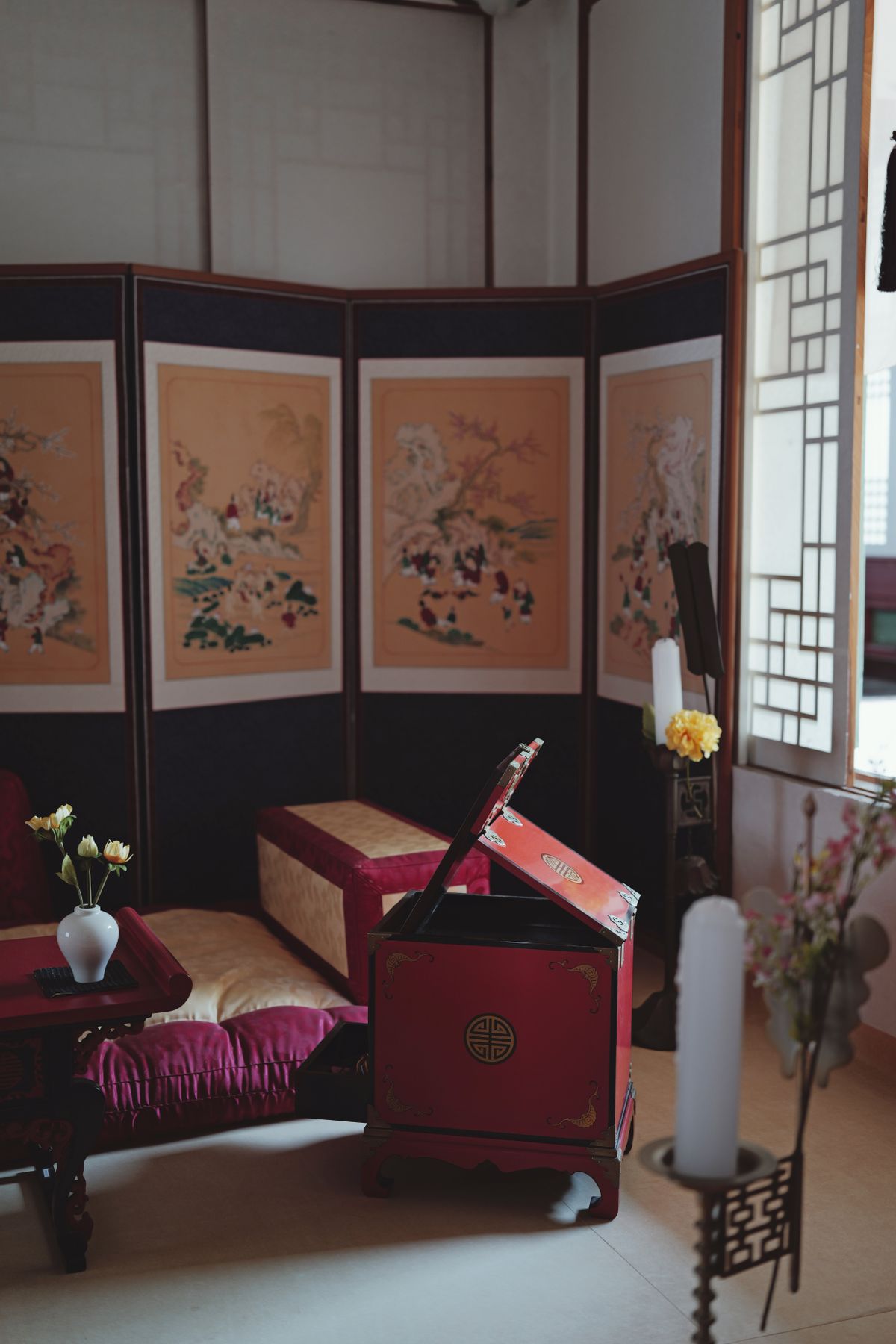 Traditional Korean-style hanok guesthouse room near Bukchon Hanok Village, Seoul