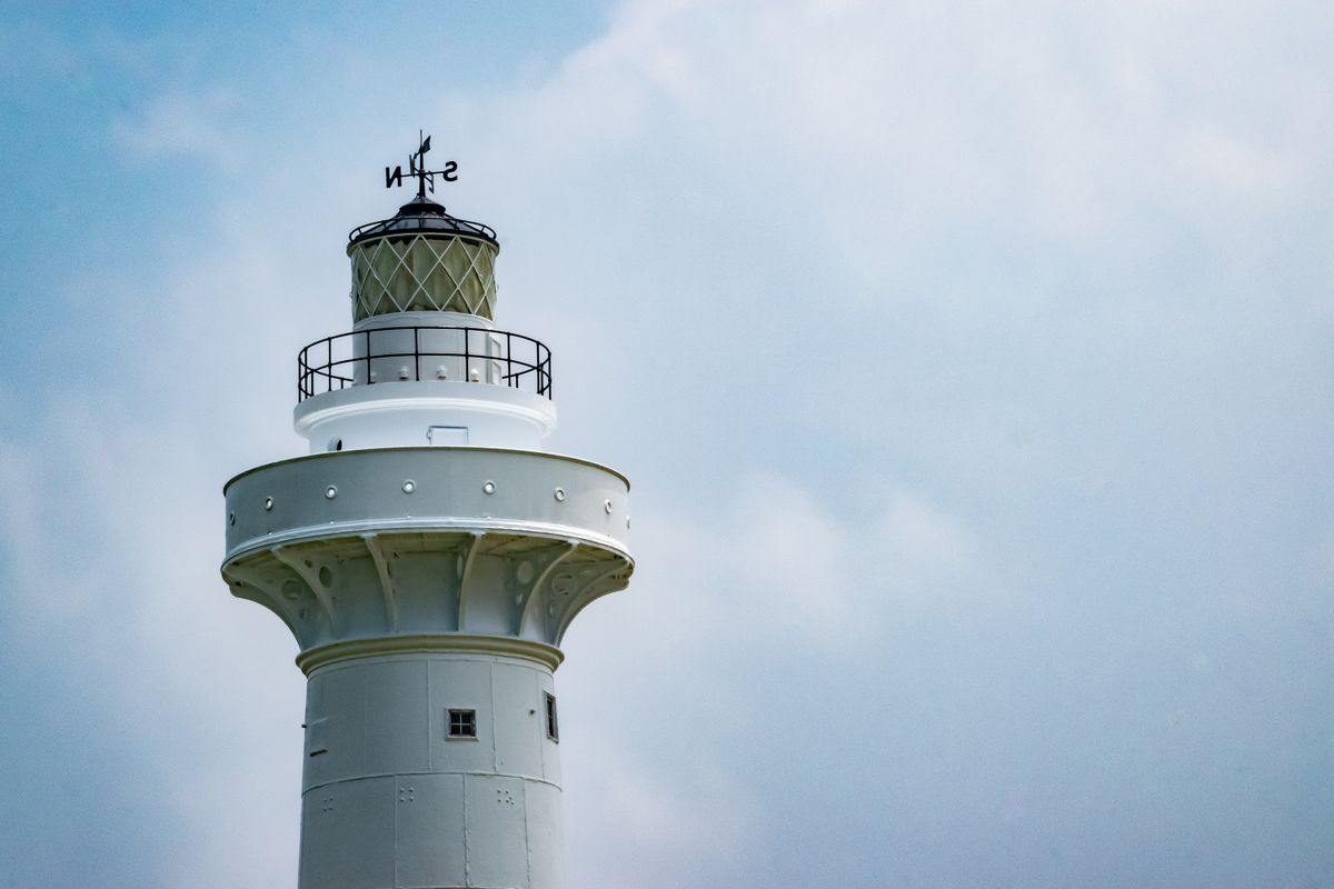 Eluanbi Lighthouse at the southernmost tip of Taiwan, Kenting National Park