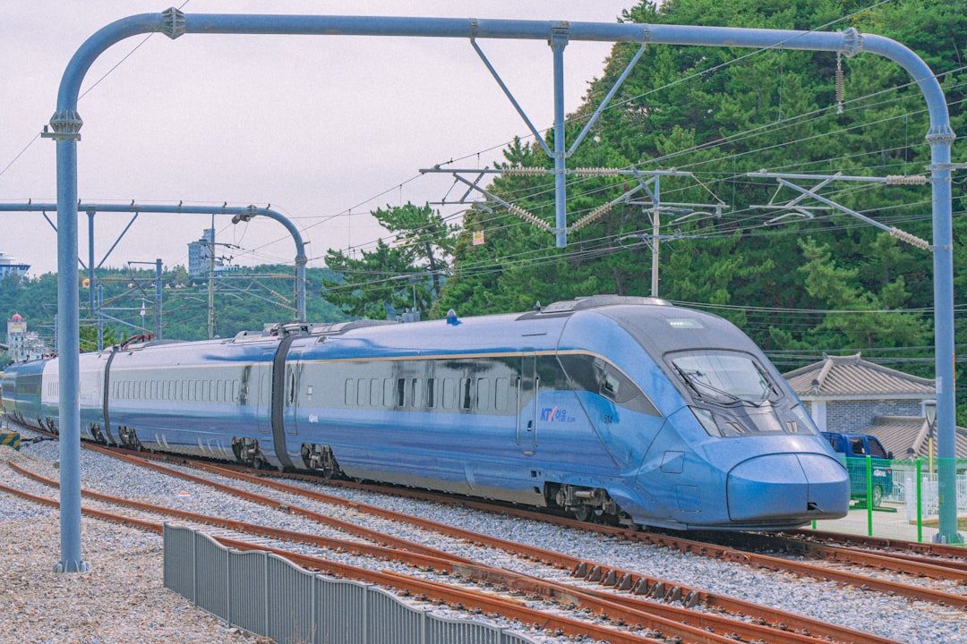 A KTX high-speed train — Korea’s fastest way to cross the country