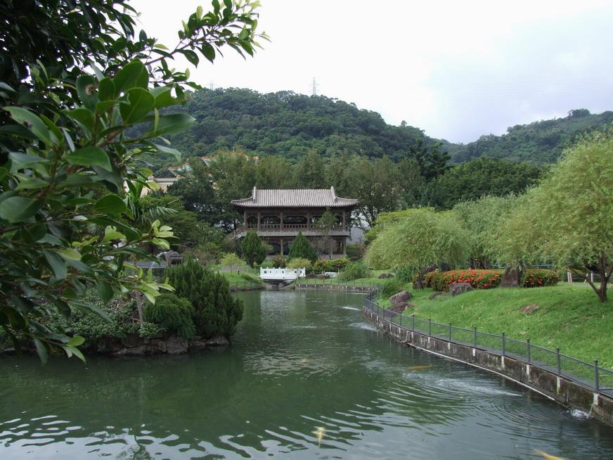 Zhishan Garden, a classical Song and Ming style Chinese garden beside the National Palace Museum