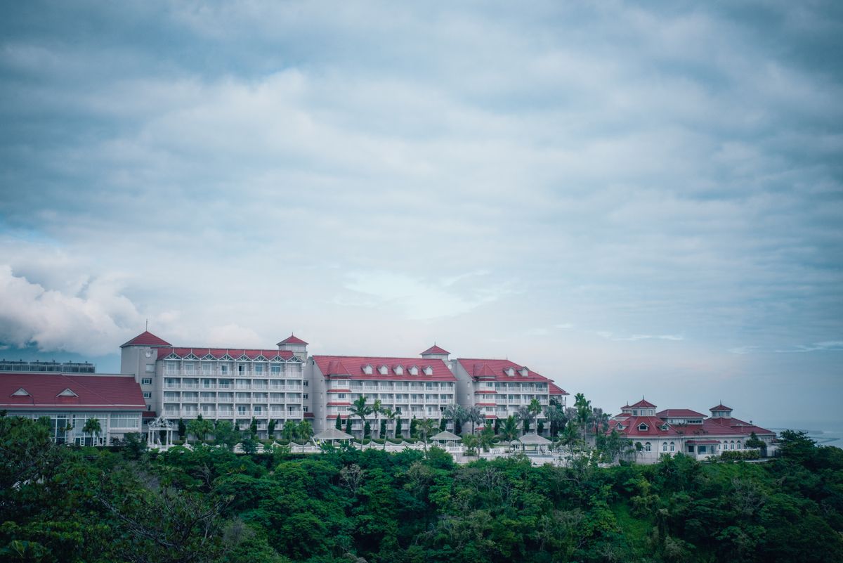 Beachfront hotel area near Kenting National Park, Pingtung